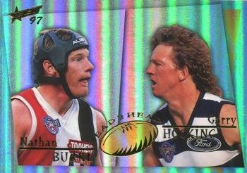 1997 Select AFL Ultimate Series - Head 2 Head #H2H11 Nathan Burke / Garry Hocking Front